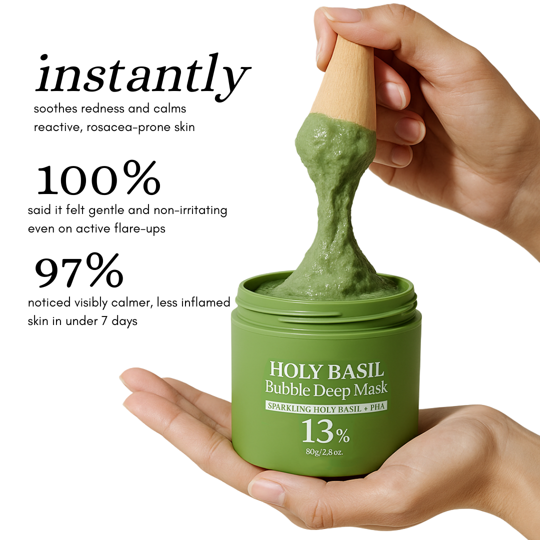Holy Basil Bubble Mask