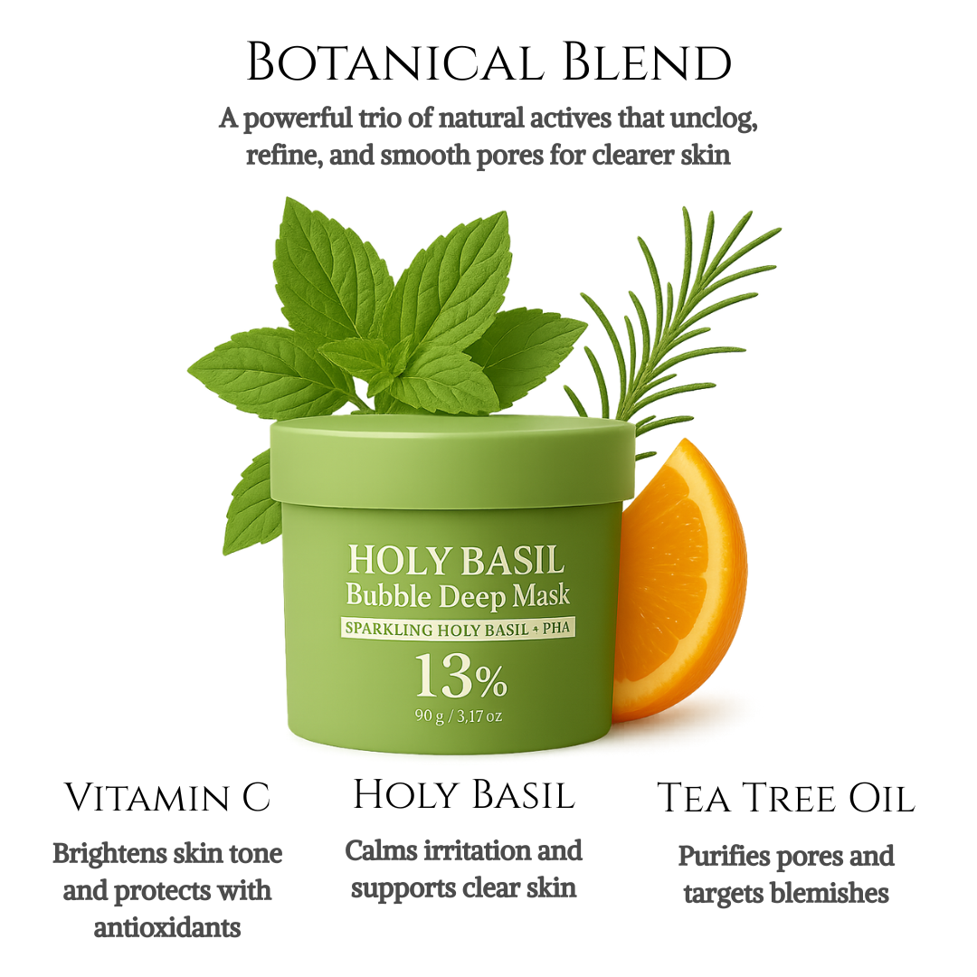 Holy Basil Bubble Mask